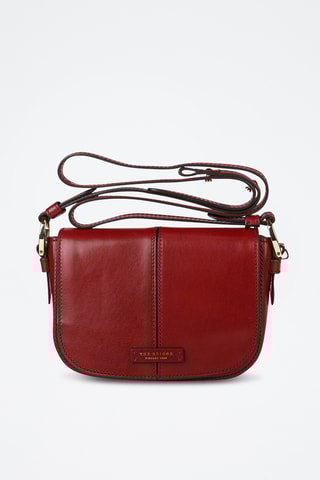 Sac bandoulière en cuir Faentina - Rouge