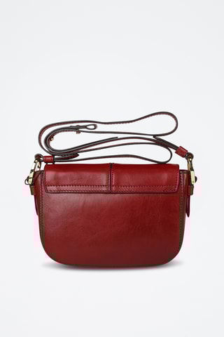 Sac bandoulière en cuir Faentina - Rouge