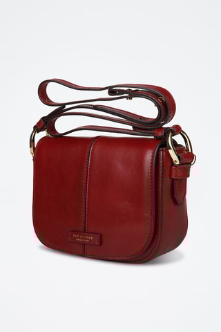Sac bandoulière en cuir Faentina - Rouge