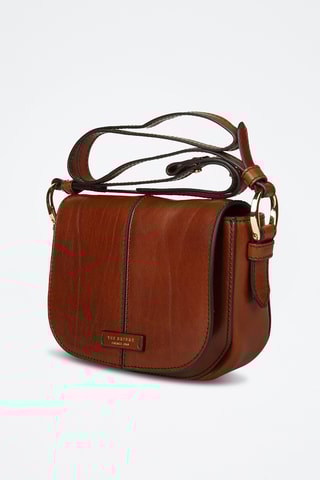 Sac bandoulière en cuir Faentina - Camel