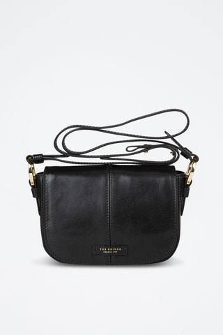Sac bandoulière en cuir Faentina - Noir