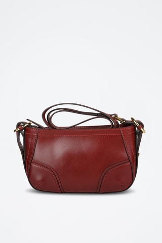 Sac bandoulière en cuir Matilde - Bordeaux