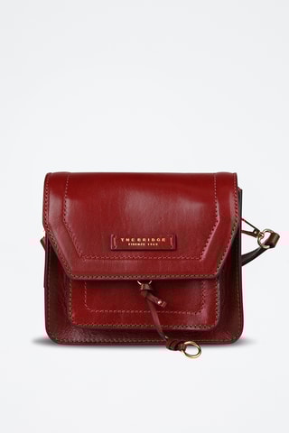 Sac bandoulière en cuir Elba - Bordeaux