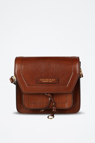 Sac bandoulière en cuir Elba - Marron