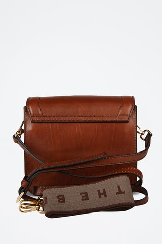 Sac bandoulière en cuir Elba - Marron