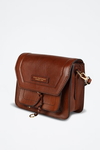 Sac bandoulière en cuir Elba - Marron