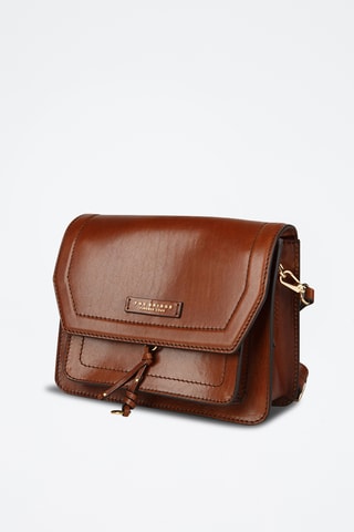 Sac bandoulière en cuir Elba - Marron