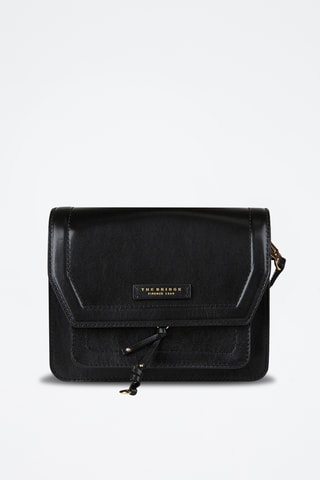 Sac bandoulière en cuir Elba - Noir