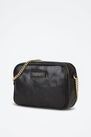 Sac bandoulière en cuir Elettra - Noir