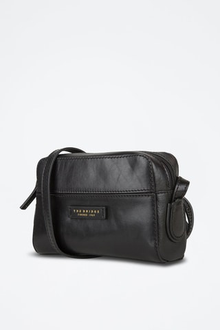 Sac bandoulière en cuir Elettra - Noir 