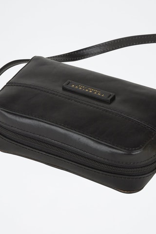 Sac bandoulière en cuir Elettra - Noir 