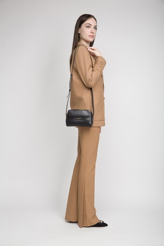 Sac bandoulière en cuir Elettra - Noir 