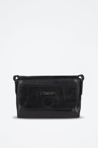 Sac bandoulière en cuir Elettra - Noir 