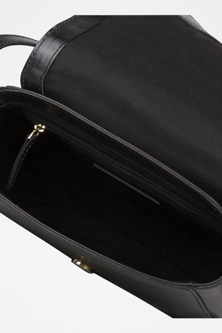 Sac bandoulière en cuir Elettra - Noir 