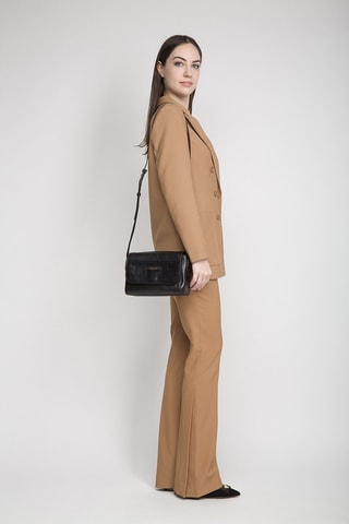 Sac bandoulière en cuir Elettra - Noir 