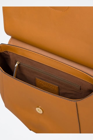 Sac bandoulière en cuir Erica - Cognac