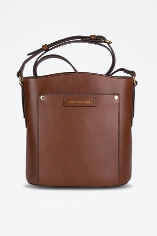 Sac bandoulière en cuir - Marron