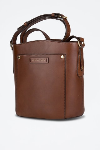 Sac bandoulière en cuir - Marron