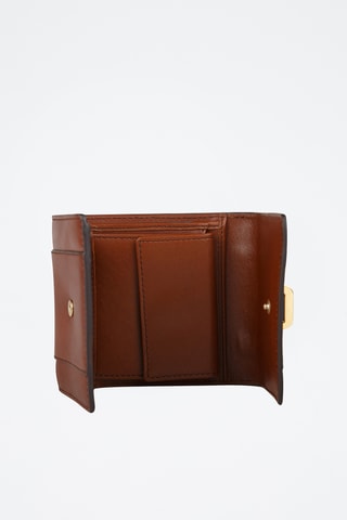 Portefeuille en cuir Vigna-Nuovo - Marron