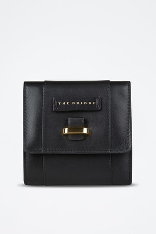 Portefeuille en cuir Vigna-Nuovo - Noir