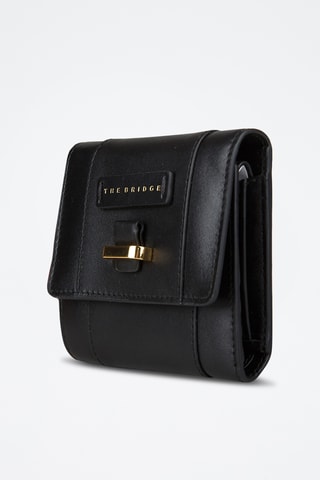 Portefeuille en cuir Vigna-Nuovo - Noir