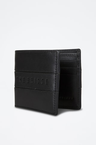 Portefeuille en cuir Yamai - Noir