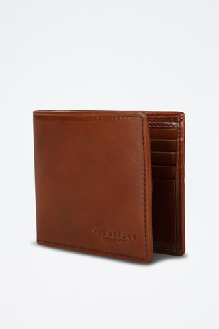 Portefeuille en cuir Lorenzo - Marron