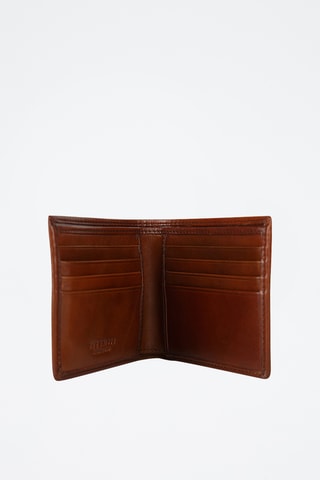 Portefeuille en cuir Lorenzo - Marron