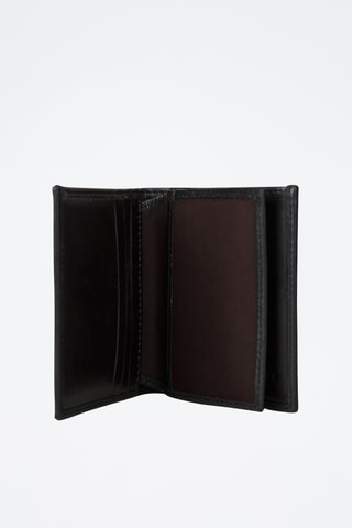 Portefeuille en cuir Lorenzo - Noir