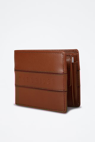 Portefeuille en cuir Yamai - Marron