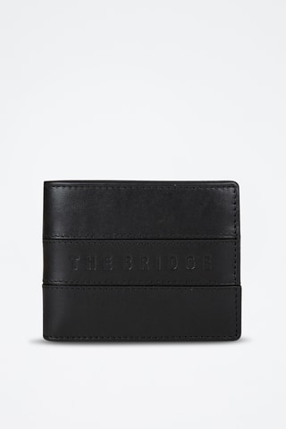 Portefeuille en cuir Yamai - Noir