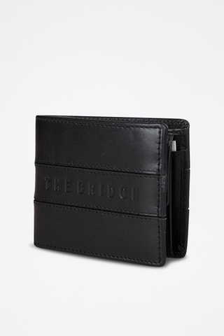 Portefeuille en cuir Yamai - Noir