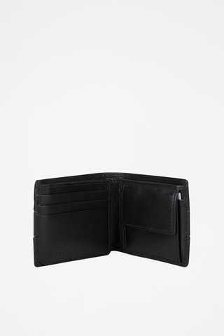 Portefeuille en cuir Yamai - Noir