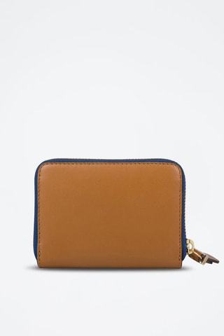 Portefeuille en cuir Chiara - Camel