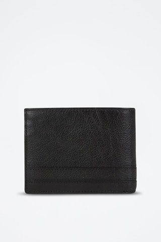 Portefeuille en cuir Cesare - Noir