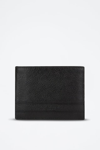 Portefeuille en cuir Cesare - Noir