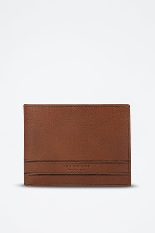 Portefeuille en cuir Cesare - Marron