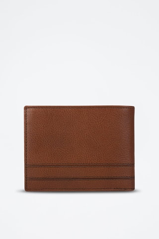 Portefeuille en cuir Cesare - Marron