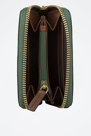 Portefeuille en cuir Chiara - Marron