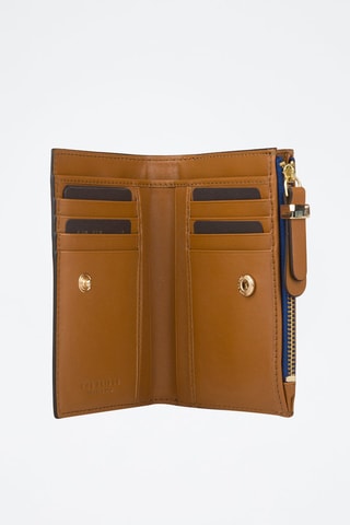 Portefeuille en cuir Chiara - Camel