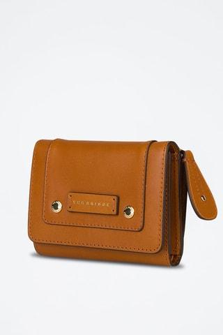 Portefeuille en cuir Cecilia - Camel