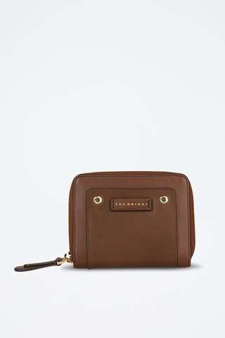 Portefeuille en cuir Cecilia - Marron