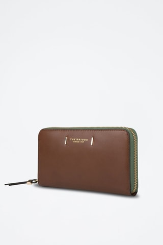 Compagnon en cuir Chiara - Marron