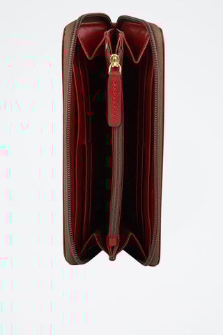 Compagnon en cuir Elba - Rouge