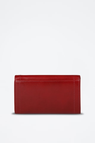 Compagnon en cuir Elba - Rouge