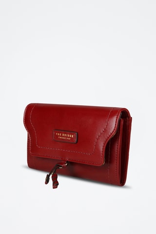 Compagnon en cuir Elba - Rouge