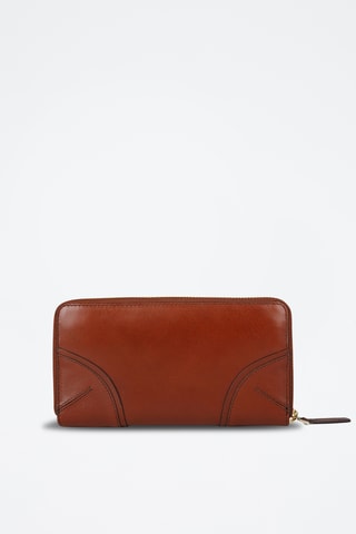 Compagnon en cuir Matilde - Marron