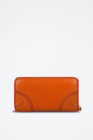 Compagnon en cuir Matilde - Orange