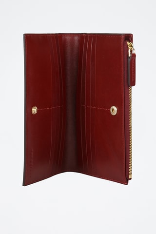 Compagnon en cuir Matilde - Bordeaux