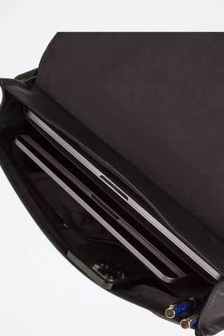 Porte-documents en cuir - Noir